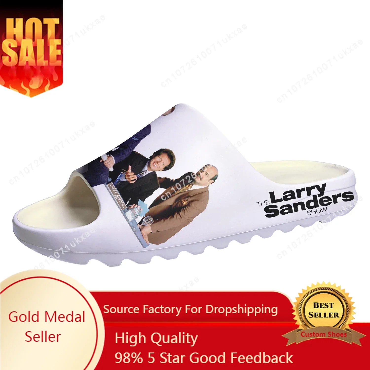 Water Shoes - Larry Sanders Show Soft Sole Sllipers