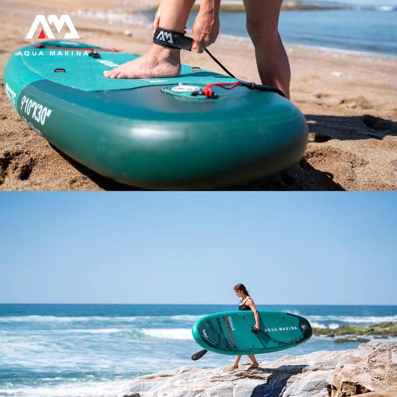 AQUA MARINA Surfboard BREEZE I - đánh giá và giá Surfboard Leash
