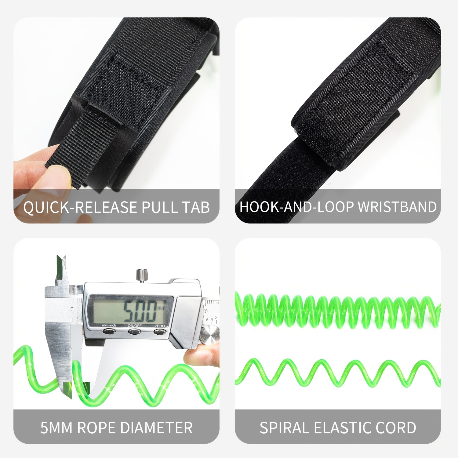KOETSU Bodyboard Leash, 5mm TP - đánh giá và giá Surfboard Leash